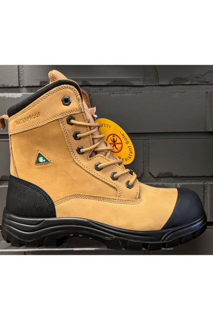Waterproof Men's Steel Toe Boots - 8" CSA Certified Safety Boot 7888B