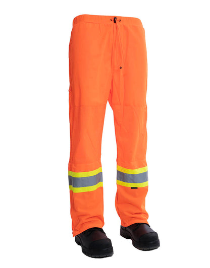 Hi Vis Safety Tricot Traffic Pants with Vented Legs