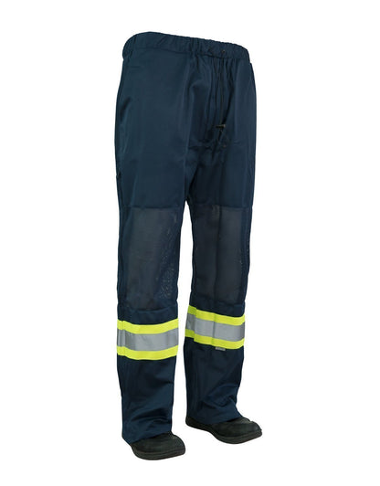 Hi Vis Safety Tricot Traffic Pants with Vented Legs