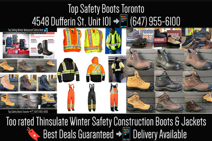 Waterproof Men's Steel Toe Boots - 8" CSA Certified Safety Boot 7888W