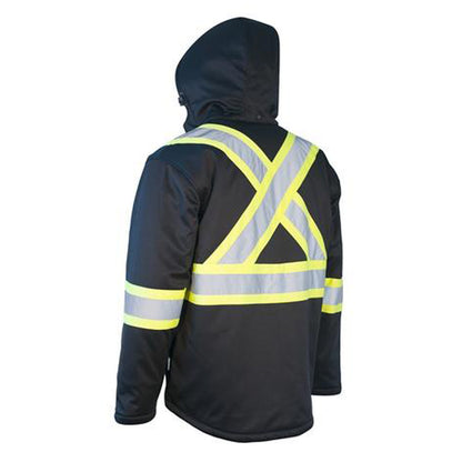 Hi Vis Sherpa Softshell Winter Safety Jacket