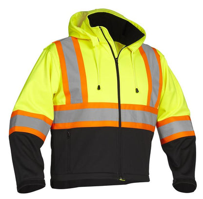 Re-Engineered Hi Vis Safety Softshell